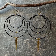 Load image into Gallery viewer, Lunar Eclipse Hoop Earrings