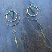 Load image into Gallery viewer, Divinity Earrings ~ Green