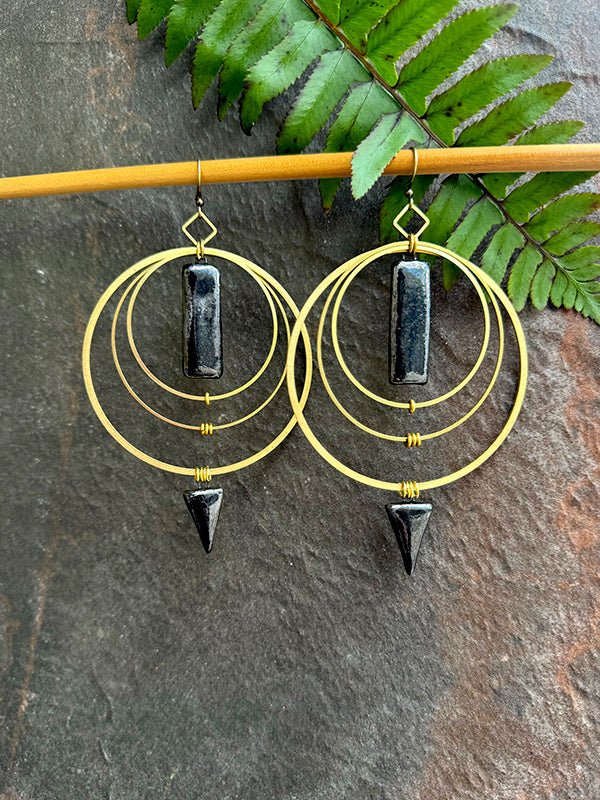 Shadow Work Hoop Earrings