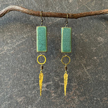 Load image into Gallery viewer, Willow Earrings ~ Moss
