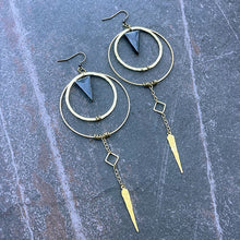 Load image into Gallery viewer, Divinity Earrings ~ Black
