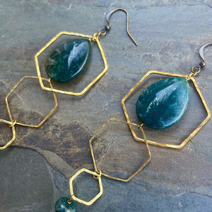 Cascade Earrings ~ Jasper