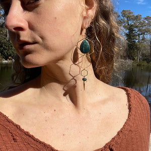 Cascade Earrings ~ Jasper