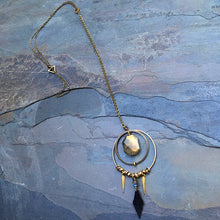 Load image into Gallery viewer, Labradorite Charm Necklace
